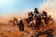 Jean Leon Gerome Napoleon and his General Staff in Egypt oil